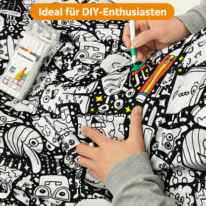 FarbDecke™ - Ausmaldecke + 24 Acrylmarker